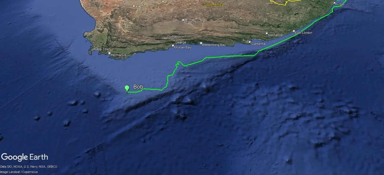 Tracking Bob: Continental shelf edition