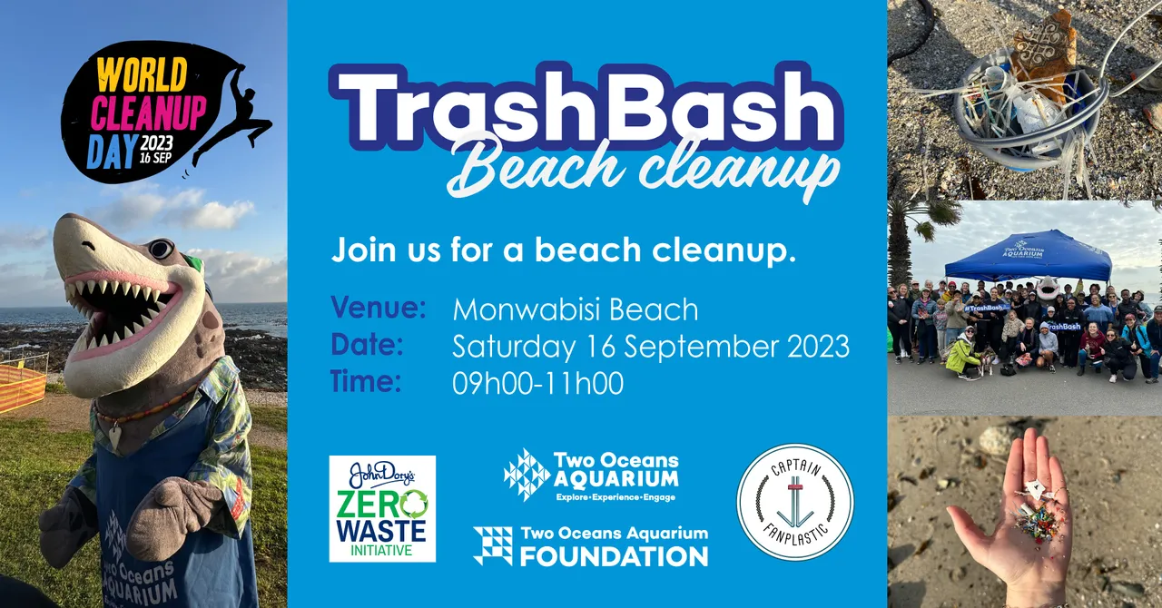 Join us at Trash Bash Mouille Point on 1 April 2023