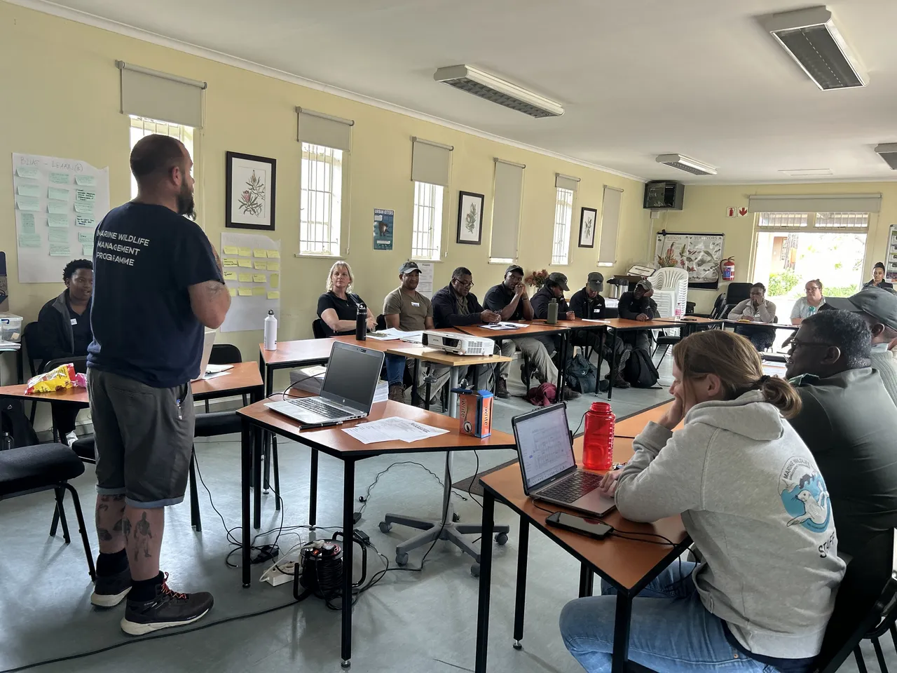 The first of many successful Marine Wildlife Training Courses