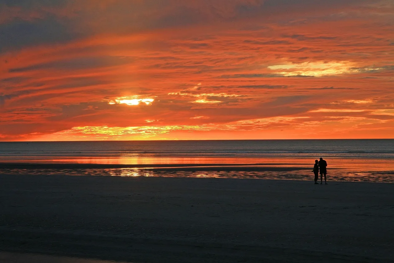 00 1941 Western Australia Sunset Eighty Mile Beach