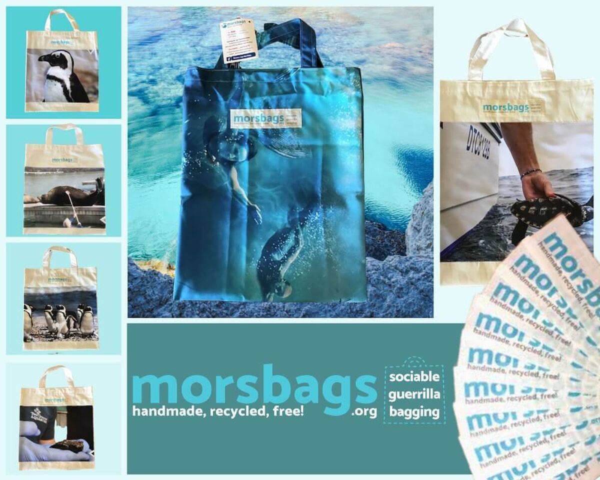 Morsbags: sociable, guerrilla bagging