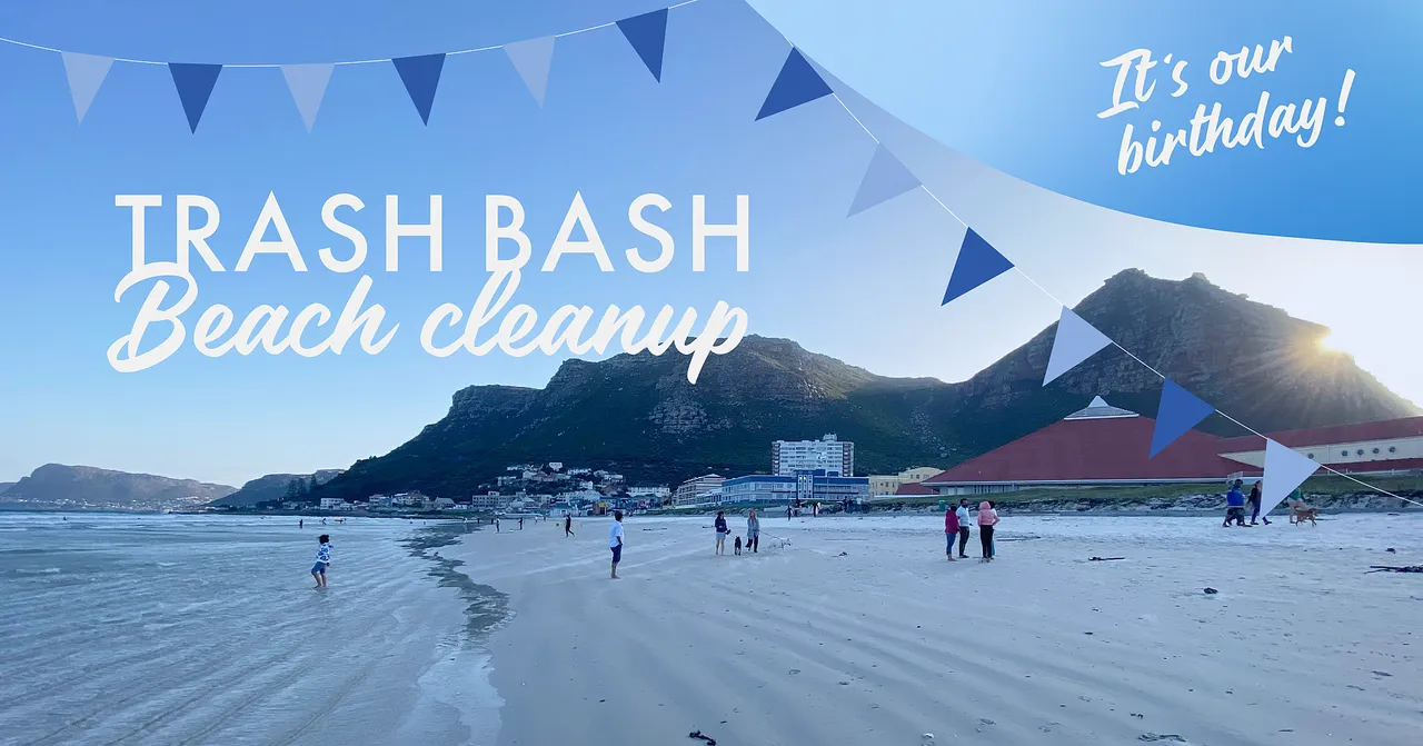 Join us for trash bash at muizenberg beach on 12 november 2022
