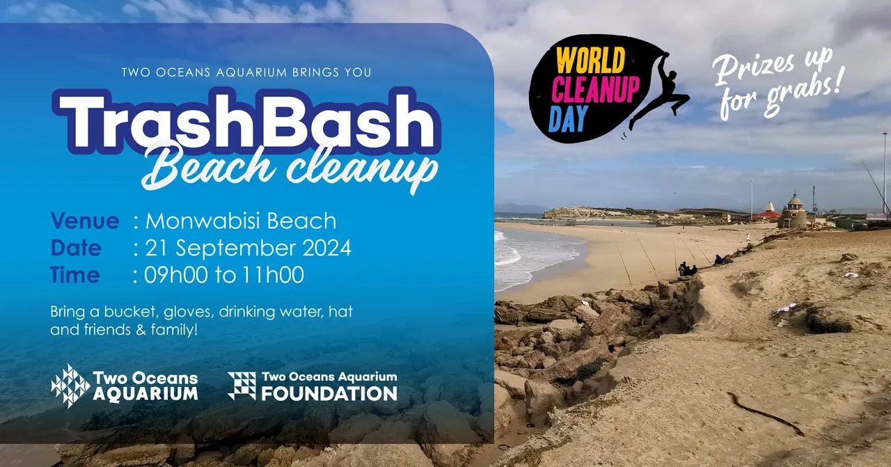 We're celebrating World Cleanup Day with Monwabisi Beach Cleanup