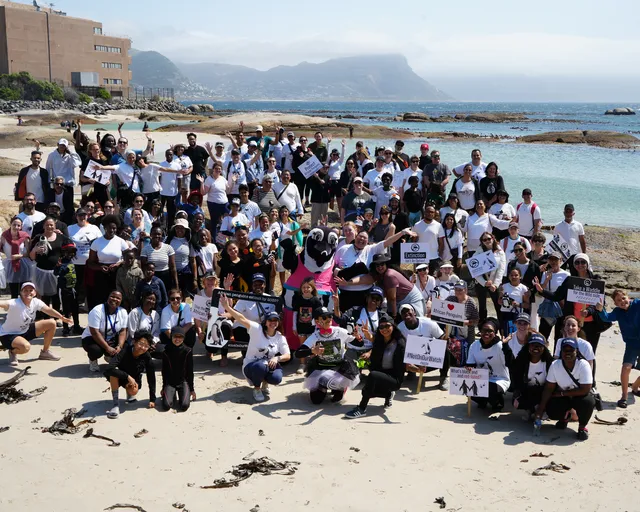 The Two Oceans Aquarium family waddled for the African penguin