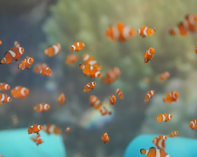 Behind the scenes with our Western clownfish babies