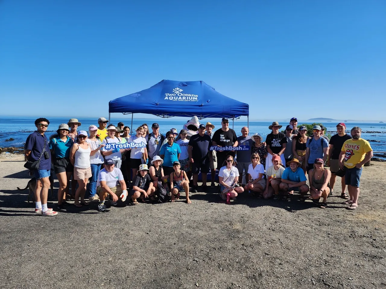 A very successful trash bash at zeekoevlei!