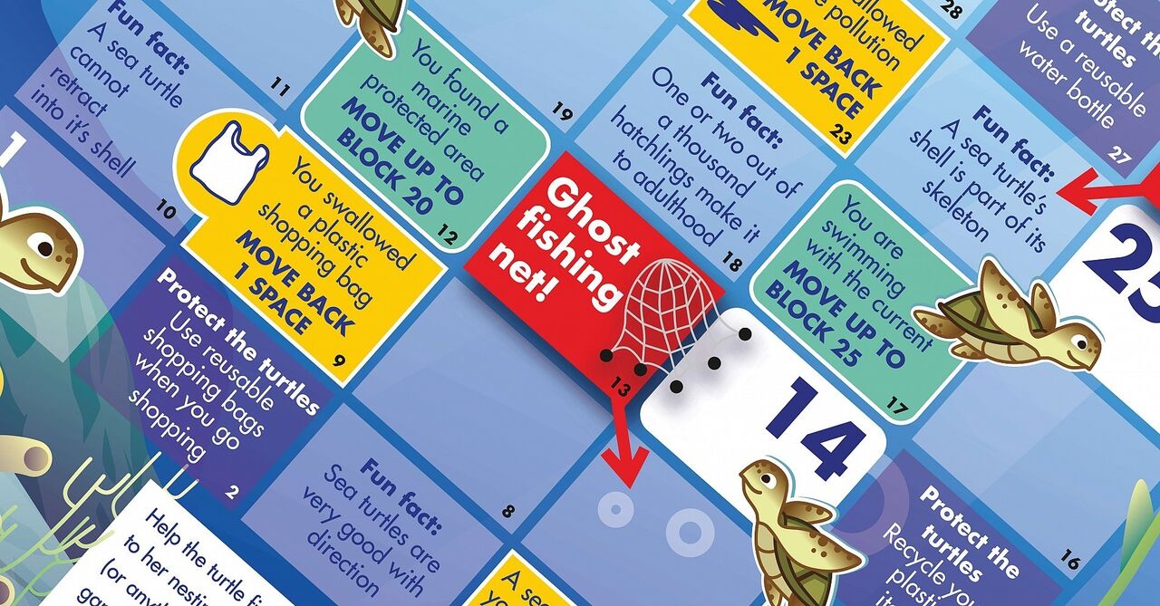 Turtle adventure: celebrate the amazing journeys of sea turtles with a free boardgame